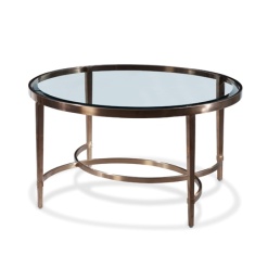 Ritz Circular Glass Coffee Table Ritz Circular Glass Coffee Table