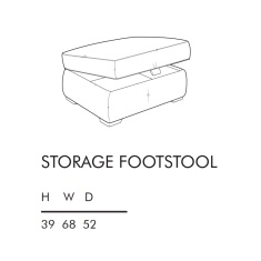 Sylvia Storage Footstool Sylvia Storage Footstool
