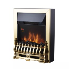 Warmlite WL45049 Whitby Inset Electric Fire - Brass Effect Warmlite WL45049 Whitby Inset Electric Fire - Brass Effect