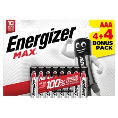 Energizer Max AAA Batteries - 8 Pack Energizer Max AAA Batteries - 8 Pack