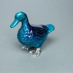 Tilnar Art Brushed Aqua Duck - Large Tilnar Art Brushed Aqua Duck - Large