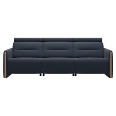 Stressless Emily 3 Seater Sofa With Wood Arms Stressless Emily 3 Seater Sofa With Wood Arms