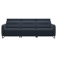 Stressless Emily 3 Seater Sofa With Steel Arms Stressless Emily 3 Seater Sofa With Steel Arms