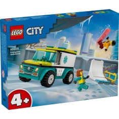 LEGO City 60403 Emergency Ambulance & Snowboarder LEGO City 60403 Emergency Ambulance & Snowboarder