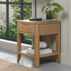 Jasper Oak Square Lamp Table Jasper Oak Square Lamp Table