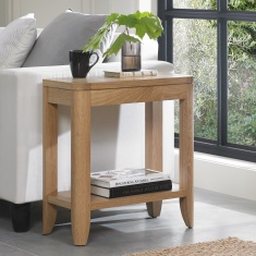Jasper Oak Rectangular Side Table Jasper Oak Rectangular Side Table