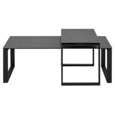 Katrine Ceramic Coffee Table - Black Katrine Ceramic Coffee Table - Black