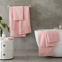 Catherine Lansfield Zero Twist Towel - Pink Catherine Lansfield Zero Twist Towel - Pink