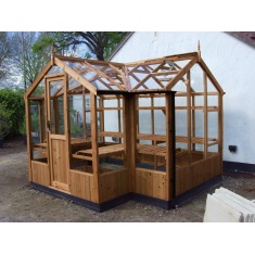 Swallow Cygnet T-Shaped 6ft 8' Wide Wooden Greenhouse Swallow Cygnet T-Shaped 6ft 8' Wide Wooden Greenhouse