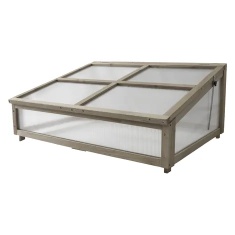 VegTrug Small Cold Frame - Grey Wash Wood VegTrug Small Cold Frame - Grey Wash Wood