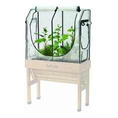 VegTrug Small Wall Hugger Raised Planter, Greenhouse Frame & Multi-Cover Set VegTrug Small Wall Hugger Raised Planter, Greenhouse Frame & Multi-Cover Set