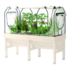 VegTrug Medium Classic Raised Planter, Greenhouse Frame & Multi-Cover Set VegTrug Medium Classic Raised Planter, Greenhouse Frame & Multi-Cover Set