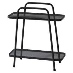 VegTrug 2 Tier Metal Modern Plant Stand - Black VegTrug 2 Tier Metal Modern Plant Stand - Black