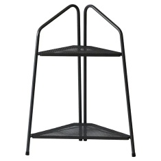 VegTrug 2 Tier Metal Corner Plant Stand - Black VegTrug 2 Tier Metal Corner Plant Stand - Black