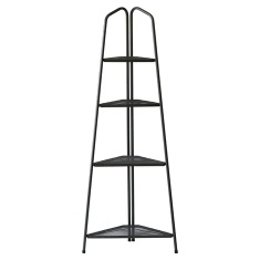 VegTrug 4 Tier Metal Corner Plant Stand - Black VegTrug 4 Tier Metal Corner Plant Stand - Black