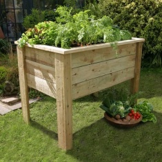 Zest Garden Deep Root Wooden Planter - 1m Zest Garden Deep Root Wooden Planter - 1m
