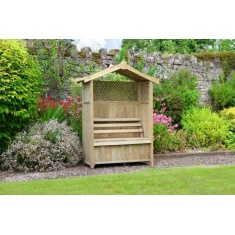 Zest Garden Dorset Wooden Arbour & Storage Box Zest Garden Dorset Wooden Arbour & Storage Box
