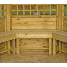Zest Garden Set Of 3 Gazebo Benches Zest Garden Set Of 3 Gazebo Benches