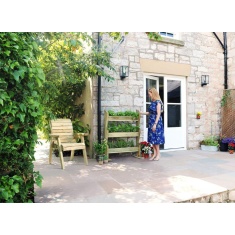 Zest Garden Vertical Wooden Herb Stand Zest Garden Vertical Wooden Herb Stand