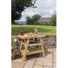 Zest Garden Wooden BBQ Side Table Zest Garden Wooden BBQ Side Table