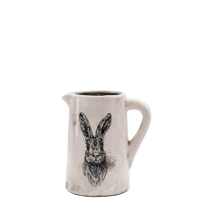 Hare Medium Pitcher Vase - Distressed Hare Medium Pitcher Vase - Distressed