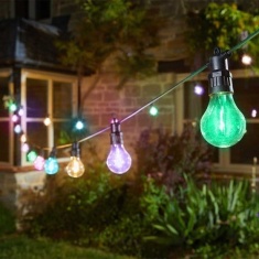 Smart Solar Decor Festoon Lights - Multi coloured Smart Solar Decor Festoon Lights - Multi coloured