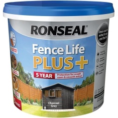 Ronseal Fence Life Plus 5L - Charcoal Ronseal Fence Life Plus 5L - Charcoal