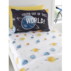 Bedlam Outer Space Fitted Sheet - Single Bedlam Outer Space Fitted Sheet - Single