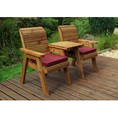 Charles Taylor Straight Twin Companion Set with Cushions Charles Taylor Straight Twin Companion Set with Cushions