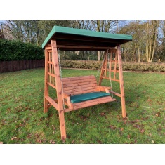 Charles Taylor Dorset 2 Seater Swing with Cushion & Roof Cover Charles Taylor Dorset 2 Seater Swing with Cushion & Roof Cover