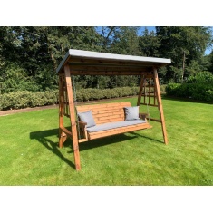 Charles Taylor Dorset 3 Seater Swing with Cushions & Roof Cover Charles Taylor Dorset 3 Seater Swing with Cushions & Roof Cover