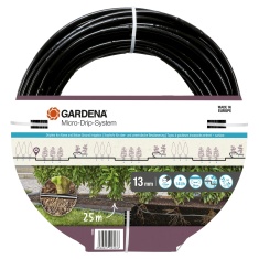 Gardena Micro-Drip Drip Irrigation Line for Bushes/Hedges - 25m Gardena Micro-Drip Drip Irrigation Line for Bushes/Hedges - 25m