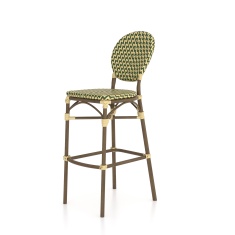 HND Nice Bar Stool - Green/Cream HND Nice Bar Stool - Green/Cream