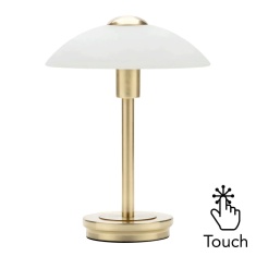 BHS Archie Touch Sensitive Lamp - Satin Brass/Alabaster BHS Archie Touch Sensitive Lamp - Satin Brass/Alabaster