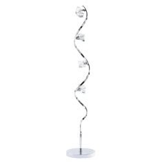 BHS Bella 4 Light Floor Lamp - Chrome/Clear BHS Bella 4 Light Floor Lamp - Chrome/Clear
