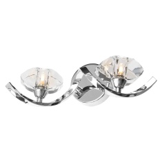 BHS Bella Wall Light - Chrome/Clear BHS Bella Wall Light - Chrome/Clear