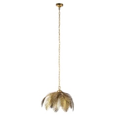 BHS Brookby Palm Ceiling Pendant Light - Satin Brass