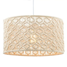 BHS Macrame Easy Fit Large Light Shade 47cm - Ivory BHS Macrame Easy Fit Large Light Shade 47cm - Ivory