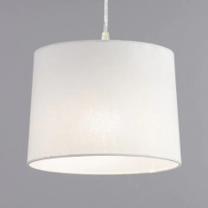 BHS Mira Easy Fit Linen Light Shade 25cm - Natural