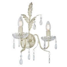 BHS Paisley Wall Light - Cream/Gold BHS Paisley Wall Light - Cream/Gold