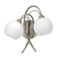 BHS Soni Wall Light - Antique Brass/Alabaster BHS Soni Wall Light - Antique Brass/Alabaster