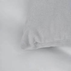 BHS Matte Velvet Cushion 43cm - Silver BHS Matte Velvet Cushion 43cm - Silver