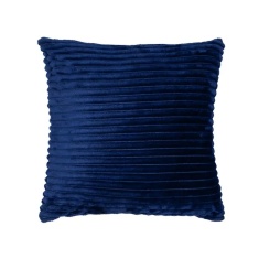 BHS Ribbon Velour Cushion 45cm - Navy BHS Ribbon Velour Cushion 45cm - Navy