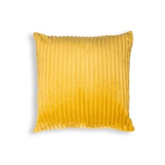 BHS Ribbon Velour Cushion 45cm - Ochre BHS Ribbon Velour Cushion 45cm - Ochre