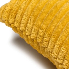 BHS Ribbon Velour Cushion 45cm - Ochre BHS Ribbon Velour Cushion 45cm - Ochre