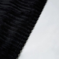 BHS Ribbon Velour Throw 127x152cm - Black BHS Ribbon Velour Throw 127x152cm - Black