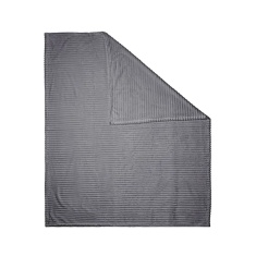 BHS Ribbon Velour Throw 127x152cm - Grey BHS Ribbon Velour Throw 127x152cm - Grey