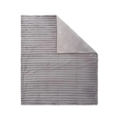 BHS Jumbo Cord Throw 127x152cm - Grey BHS Jumbo Cord Throw 127x152cm - Grey