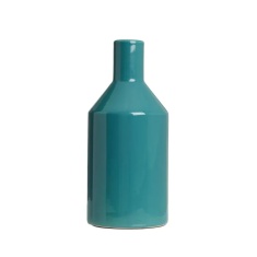 BHS Bottle Ceramic Vase - Green BHS Bottle Ceramic Vase - Green