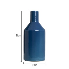 BHS Bottle Ceramic Vase - Blue BHS Bottle Ceramic Vase - Blue